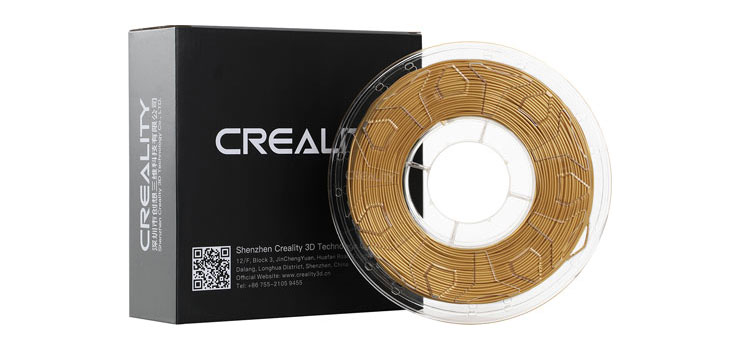 PLA filament 1.75 mm couleur en or 1kg